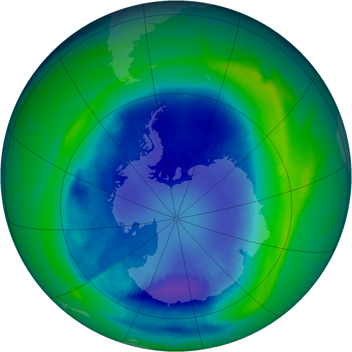 Ozone Map 1997-09-03